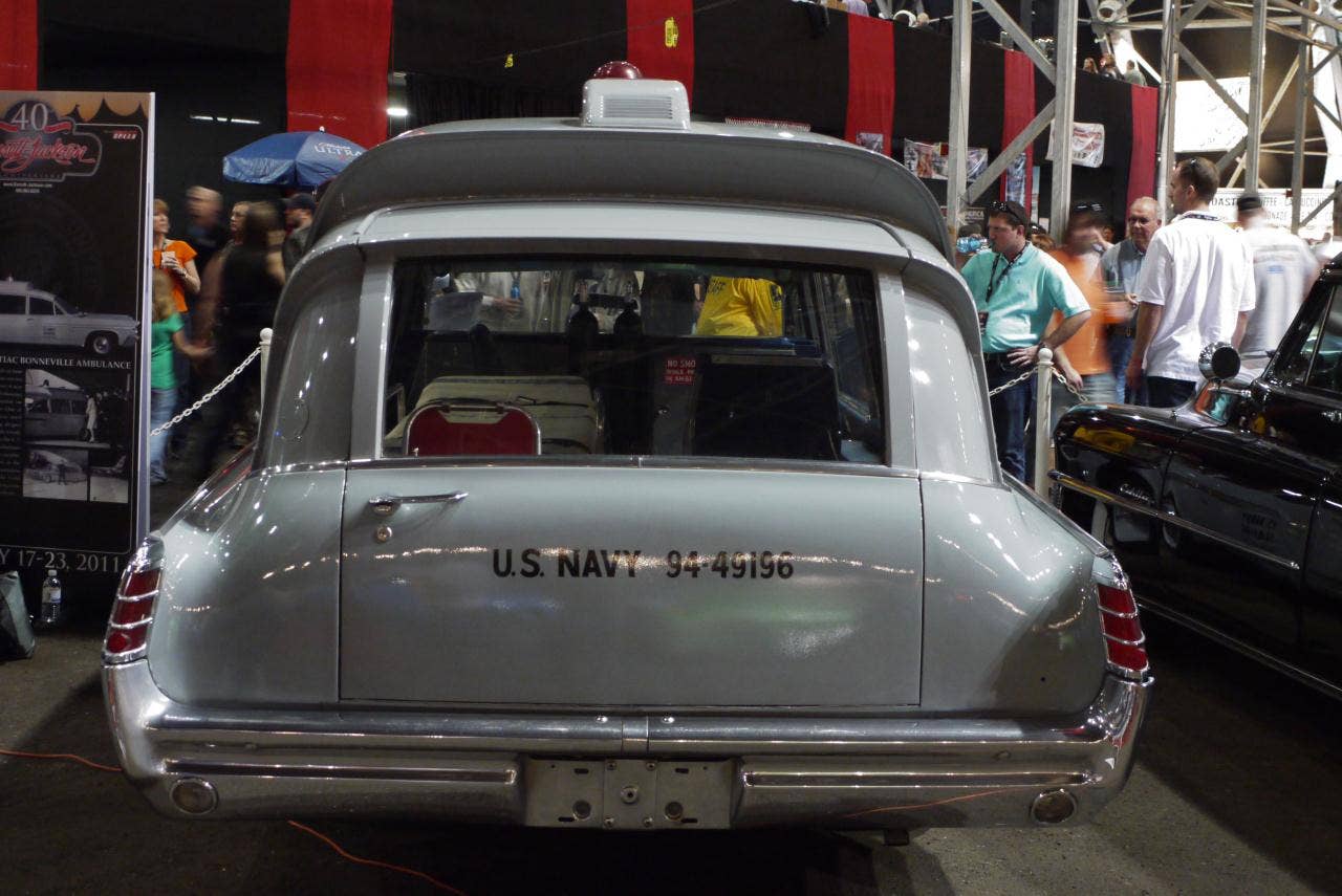 JFK's 1963 Pontiac Bonneville ambulance