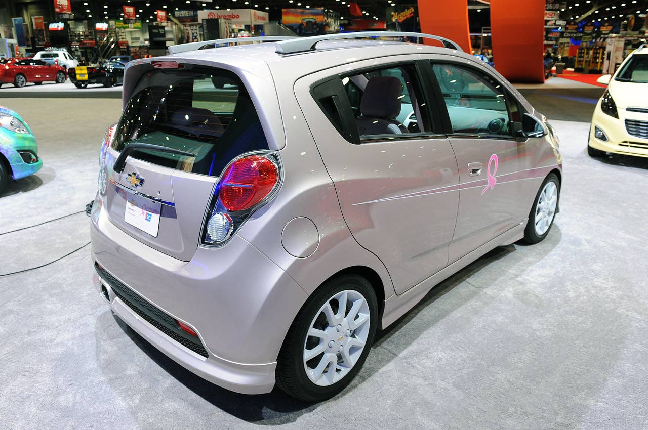 Custom Chevy Spark models light up in Vegas - Autoblog
