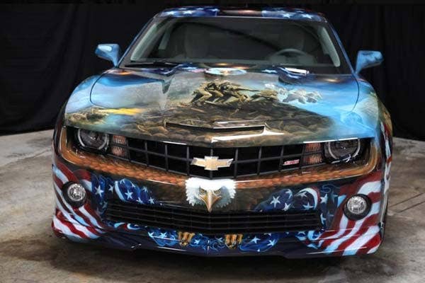 Airbrushed 2011 Chevrolet Camaro front