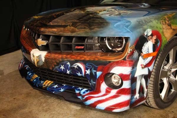 Airbrushed 2011 Chevrolet Camaro front