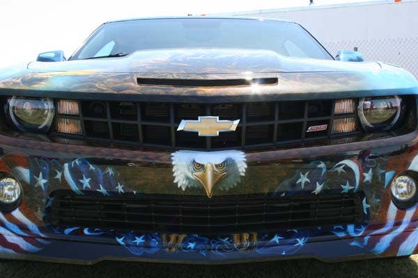 Airbrushed 2011 Chevrolet Camaro front