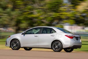 2014 Toyota Corolla rear 3/4 view