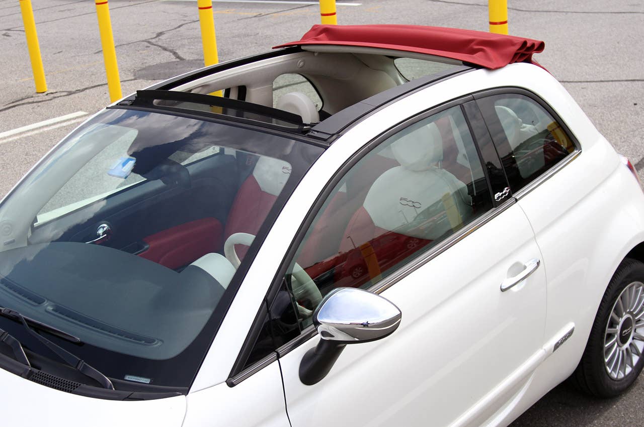 2012 Fiat 500C top