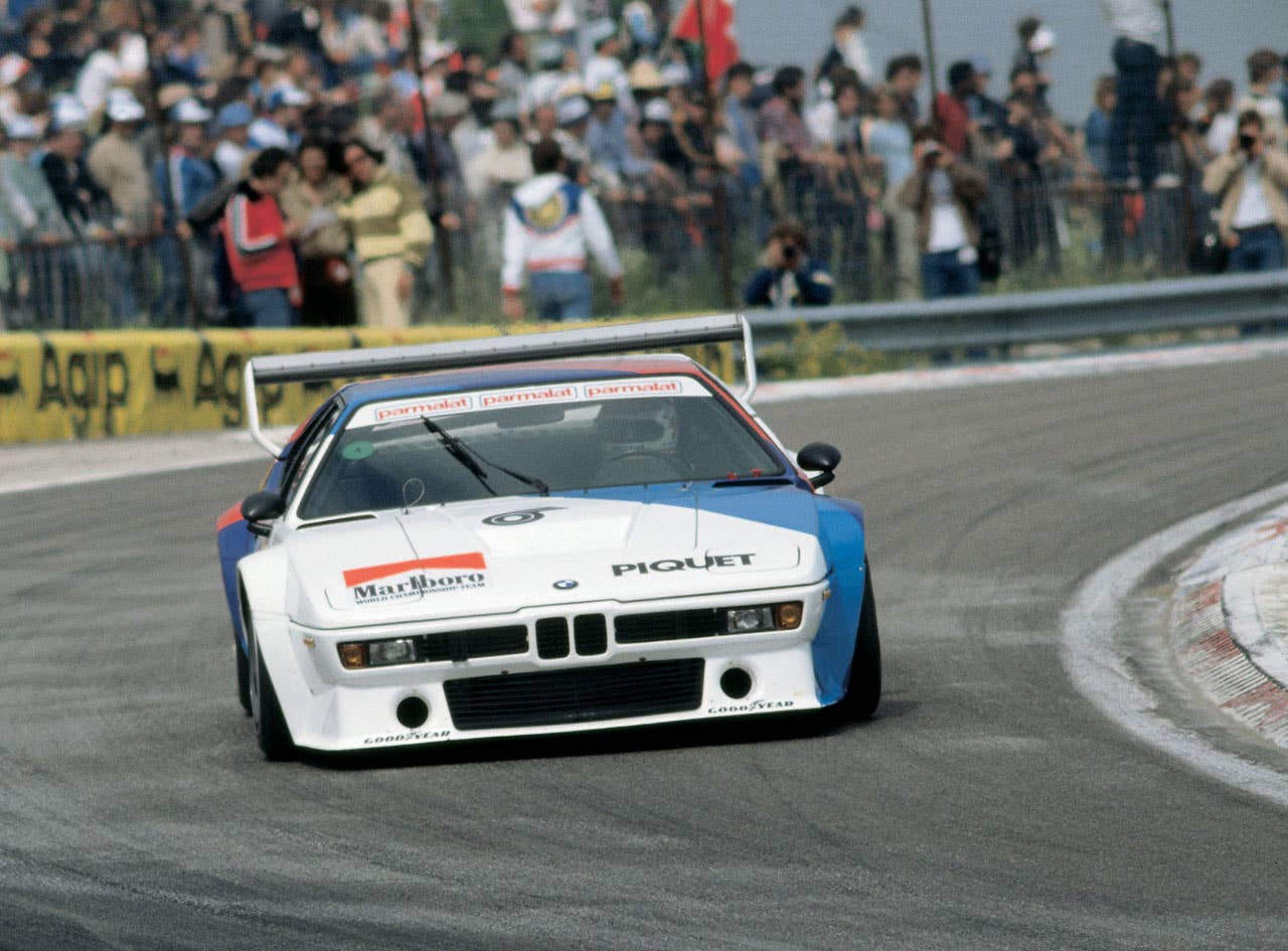 Nelson Piquet in the BMW M1 ProCar