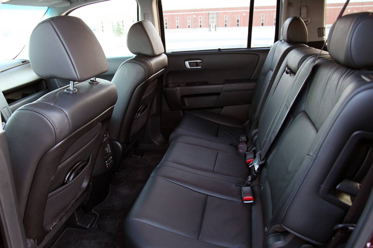 2011 Honda Pilot 4WD Touring rear seats