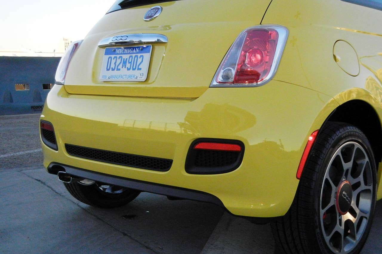 2012 Fiat 500 rear detail