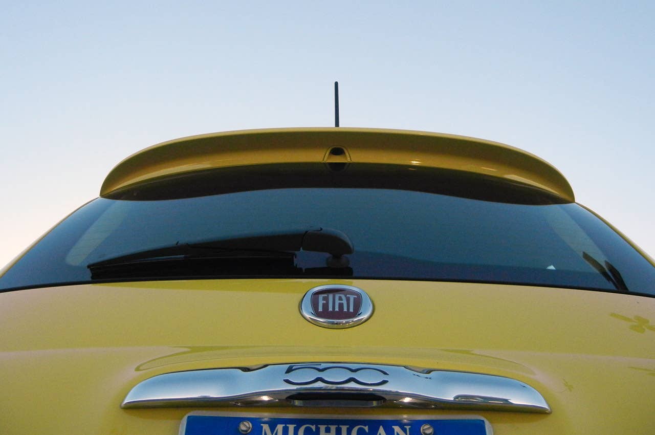 2012 Fiat 500 rear detail