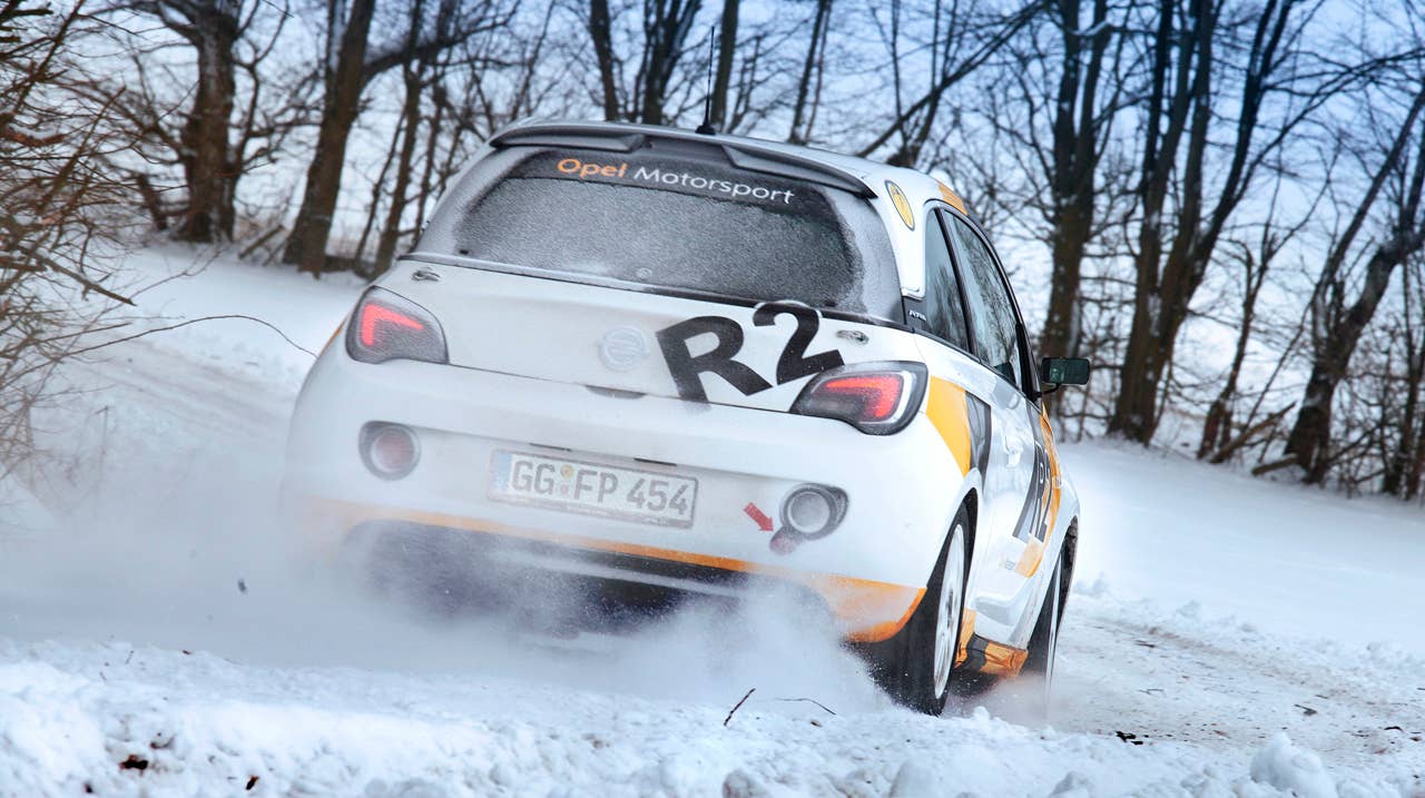 Opel Adam Rally Car rear 3/4