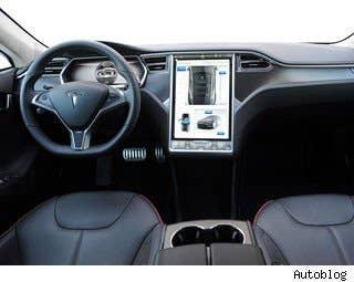 What Steve Jobs would do? High praise indeed.  More from MotorTrend: "It's a hatchback sedan with an optional ($1500) third-row of child seats, that can still accommodate 8.1 cubic feet of luggage under its "hood"-- a difficult task for many three-row SUVs, but not for an EV with a 4-inch-thick battery pack under the floor and an its electric motor tucked between the rear wheels. There's no engine-start button -- climb aboard with the key and it's ready to go; walk away and it powers down and locks up. There's no parking brake handle or switch, it just automatically engages when you select park."  Research the Tesla Model S Tesla Model S Photos & Information Tesla Model S Specs Tesla Model S Local Dealer Price Quote