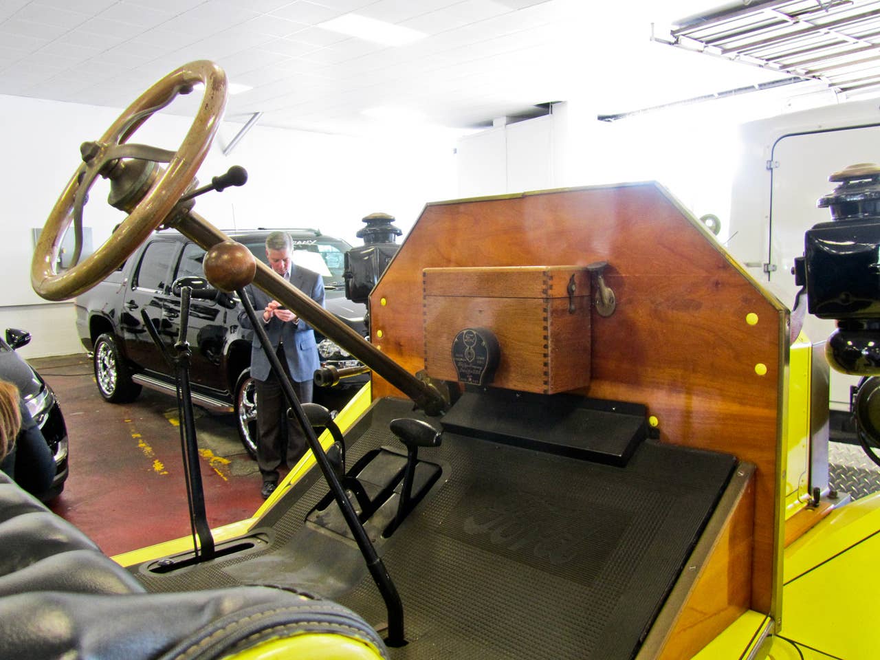 1914 Ford Model T interior