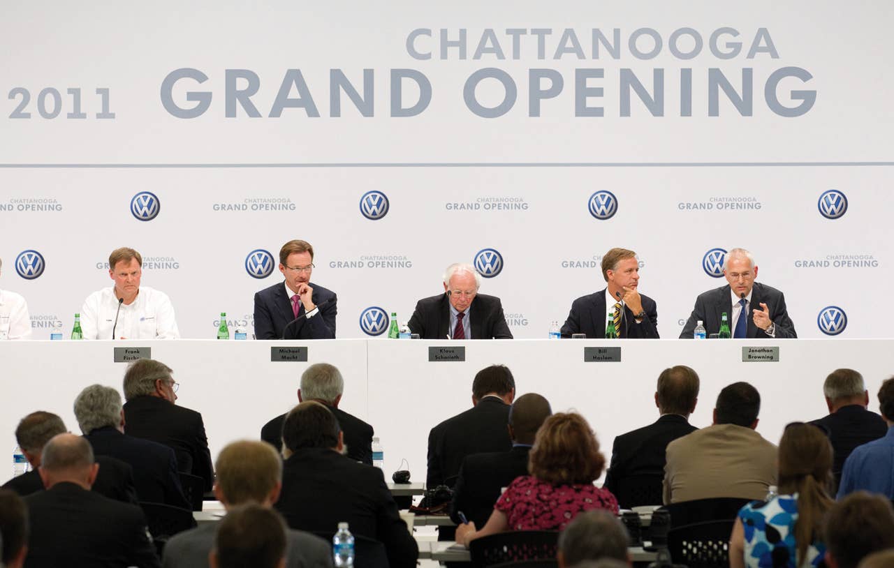 Tiny Vader at Volkswagen Chattanooga inauguration