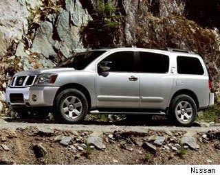 MSRP: $41,290 - $56,760 Invoice: $37,589 - $51,653 Fuel Economy: 13 mpg City, 19 mpg Highway  At $1.23 per mile to own, theArmada is one of the most expensive vehicles on the Consumer Reports worst-value list. The Cadillac Escalade, which costs $1.44 per mile to own, could've taken that title, but the Armada's poor reliability ratings pushed it to the bottom.  Consumer Reports says the truck-based SUV is "quick but not that refined … It is difficult for children to reach the high-mounted exterior rear door handles."  Research the Nissan Armada Nissan Armada Photos & Information Nissan Armada Best Deals Nissan Armada Local Dealer Price Quote