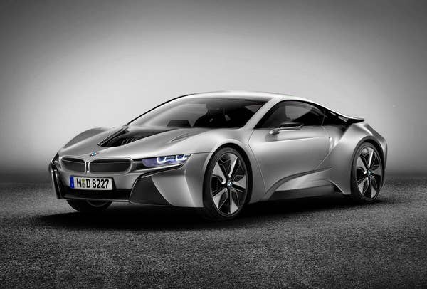 BMW i8 Rendering front 3/4