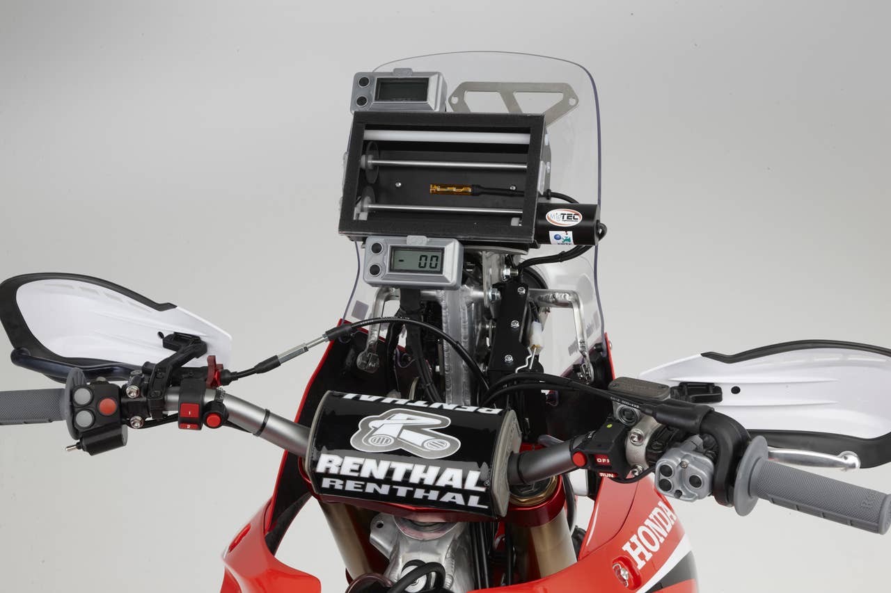 Honda CRF450 Rally navigation