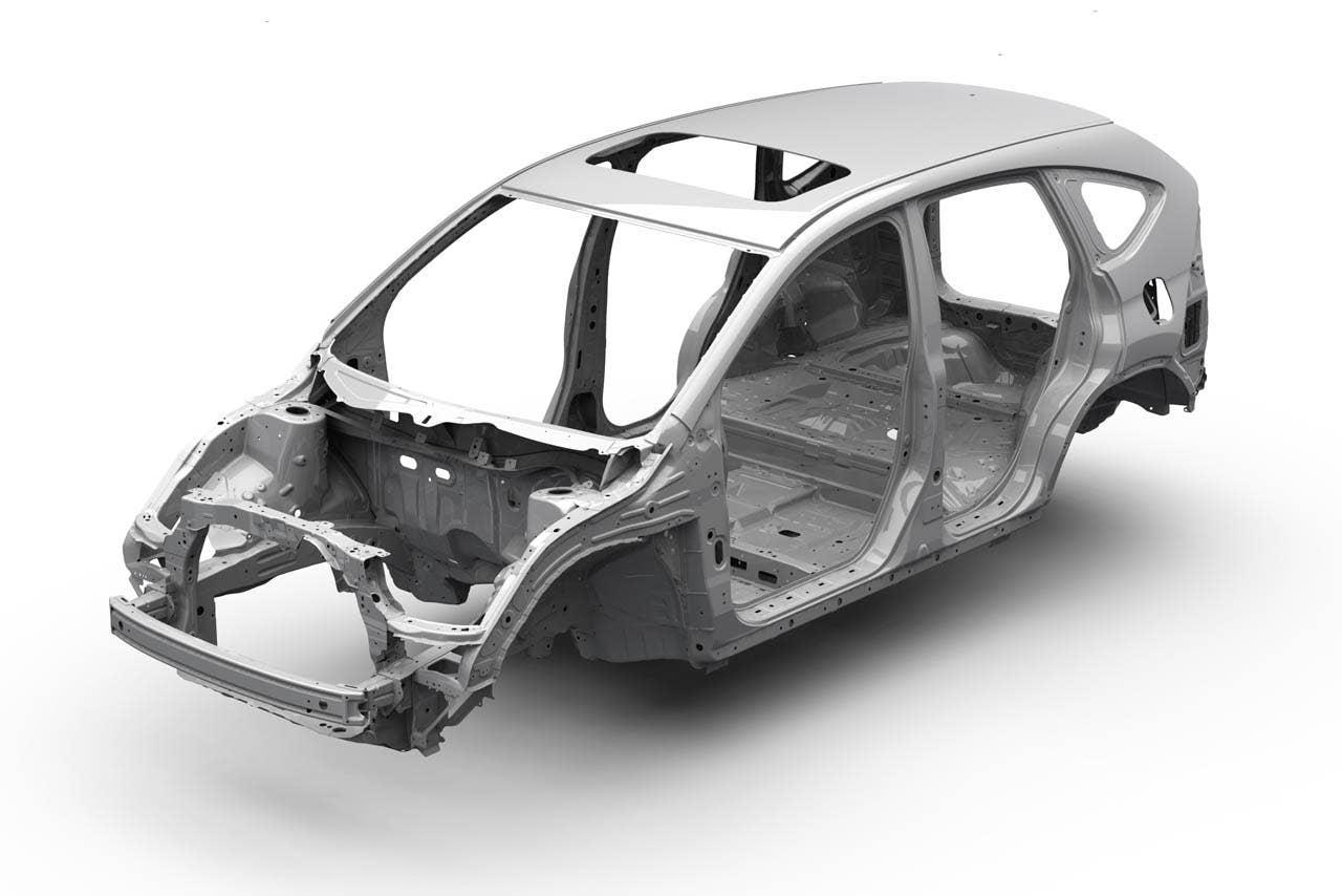 2012 Honda CR-V technical illustration: white body