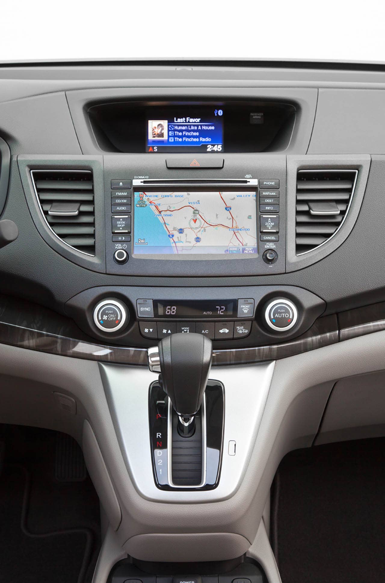 2012 Honda CR-V EX-L AWD interior with available Honda Satellite-Linked Navigation System