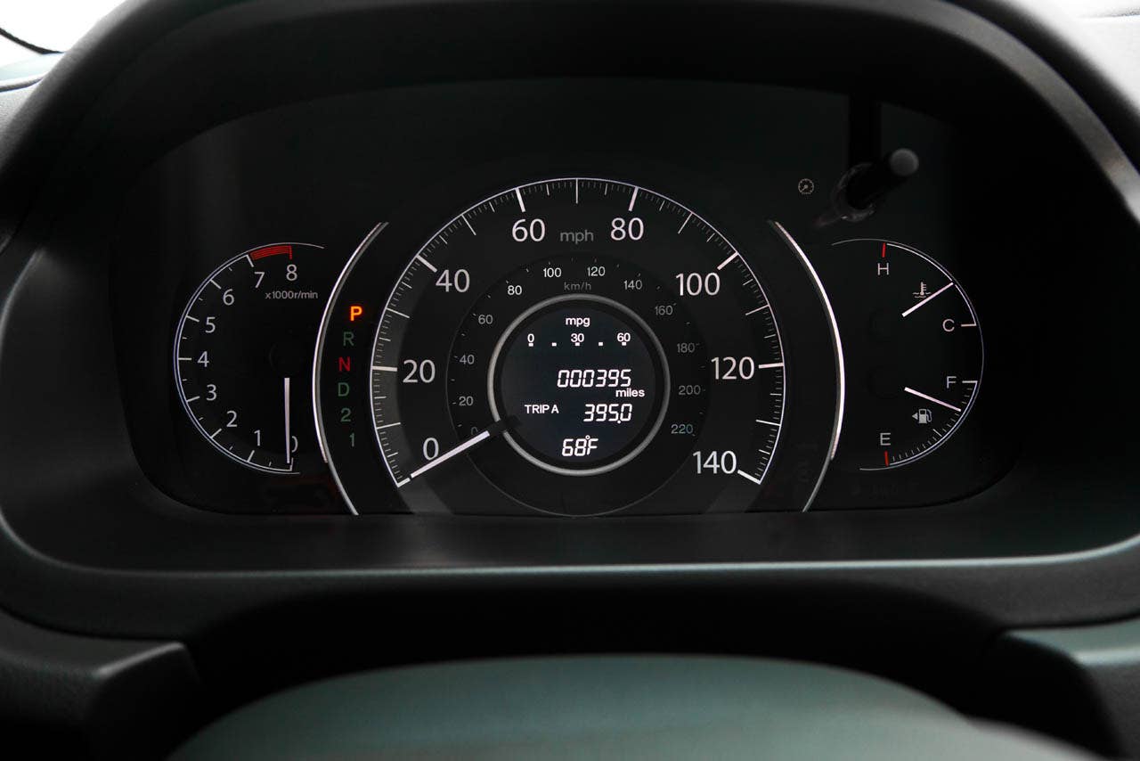 2012 Honda CR-V EX-L AWD interior instrument cluster