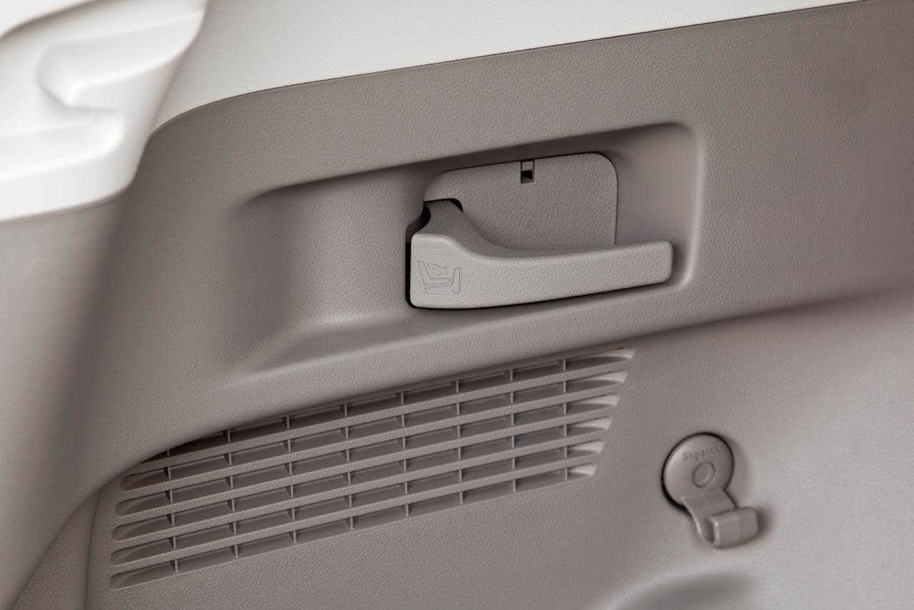 2012 Honda CR-V EX-L AWD interior (easy fold down rear seat release lever)