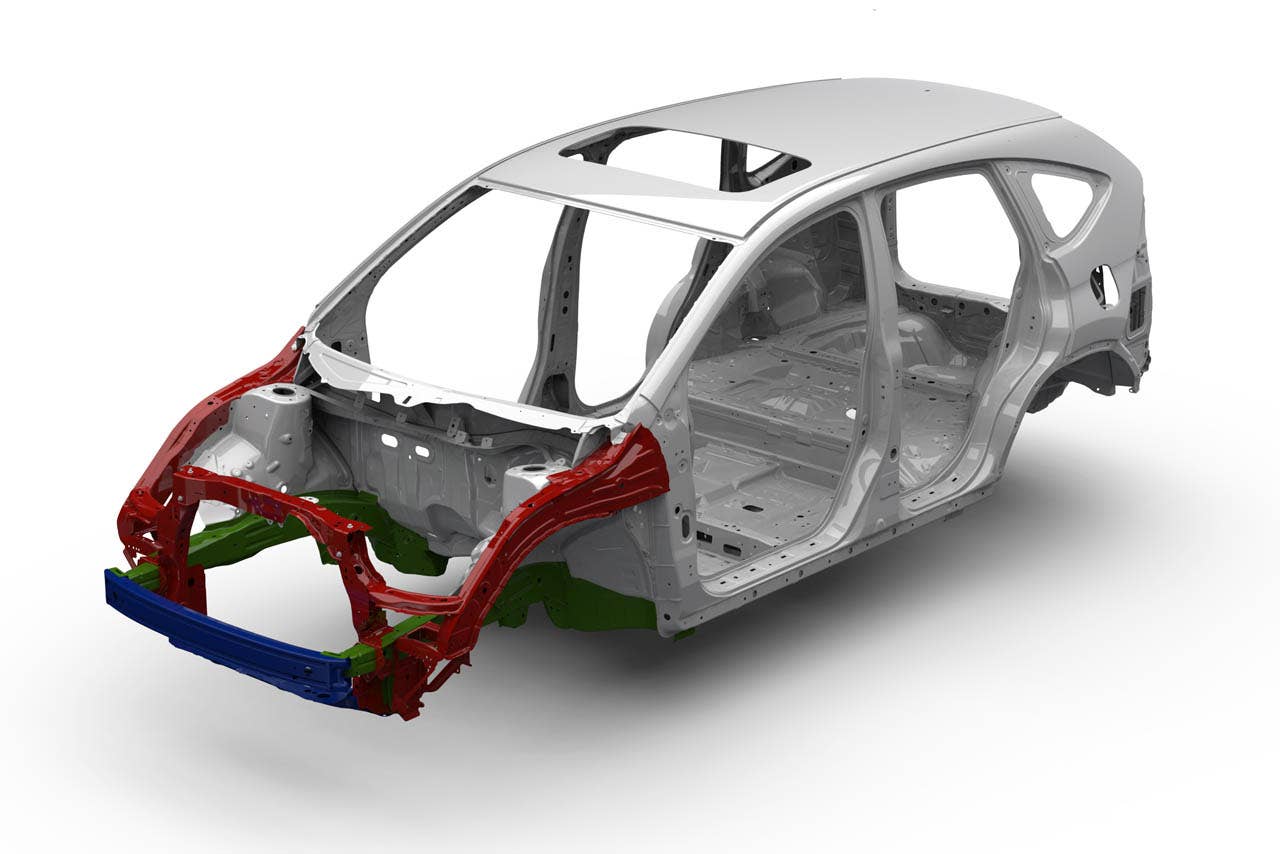 2012 Honda CR-V technical illustration: ACE body structure