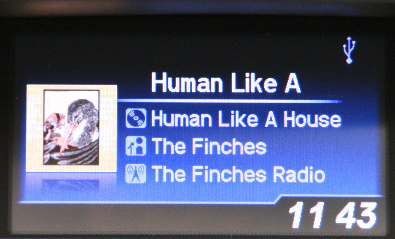 2012 Honda CR-V EX-L AWD Pandora Radio interface
