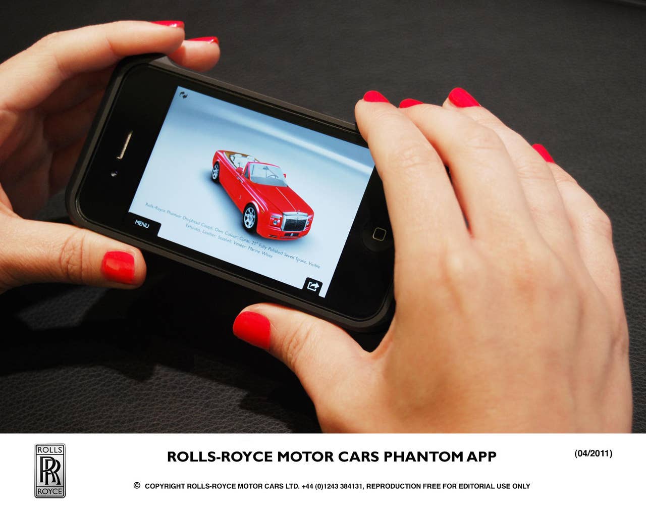 Rolls Royce Phantom Configurator App