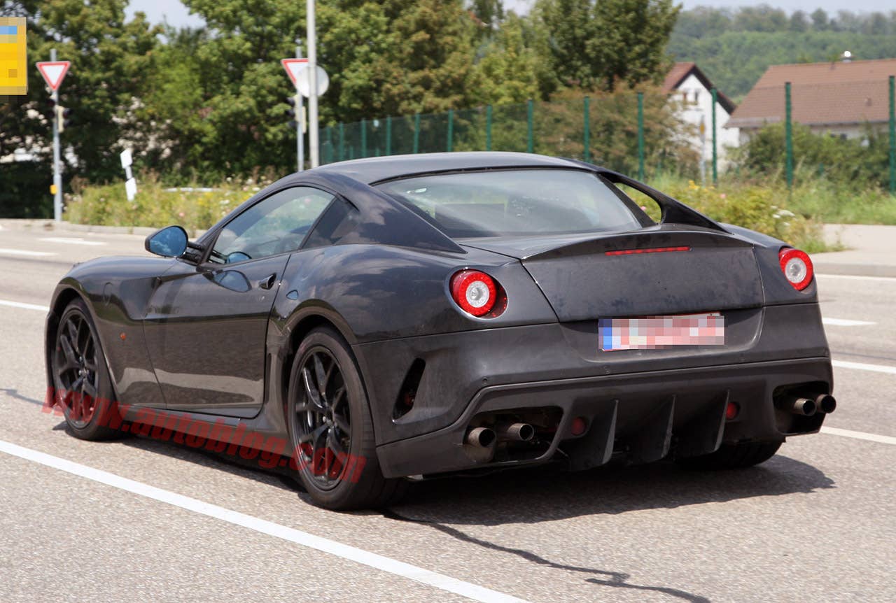 Ferrari 599 Successor: Spy Shots