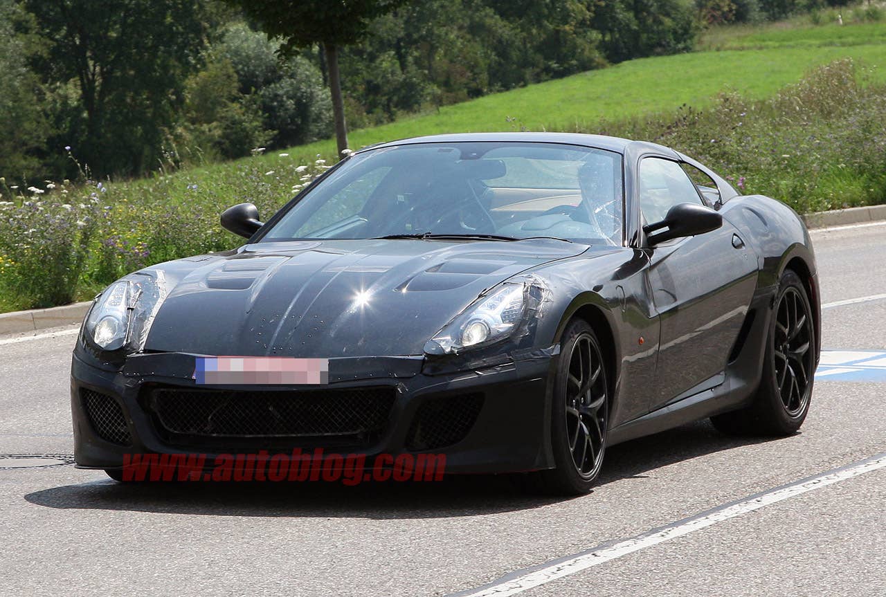 Ferrari 599 Successor: Spy Shots