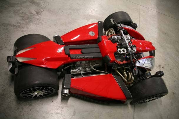 Lazareth Wazuma V8F from above