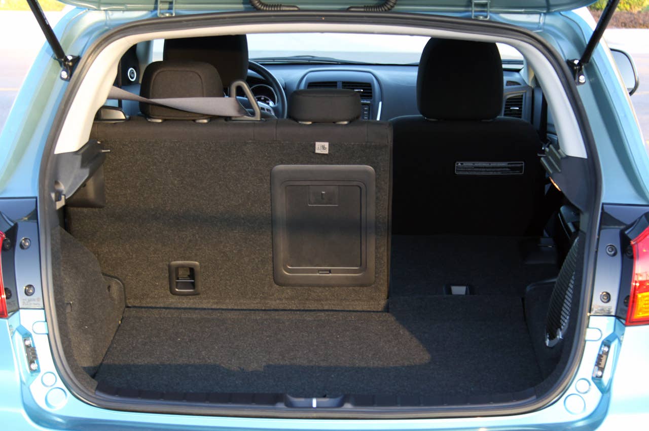 2011 Mitsubishi Outlander Sport SE AWC rear cargo area