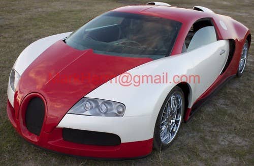 Bugatti Veyron kit car front 3/4