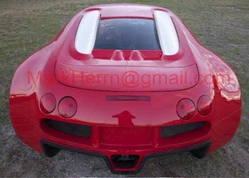 Bugatti Veyron kit car rear