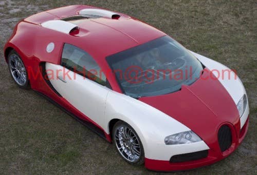 Bugatti Veyron kit car front 3/4