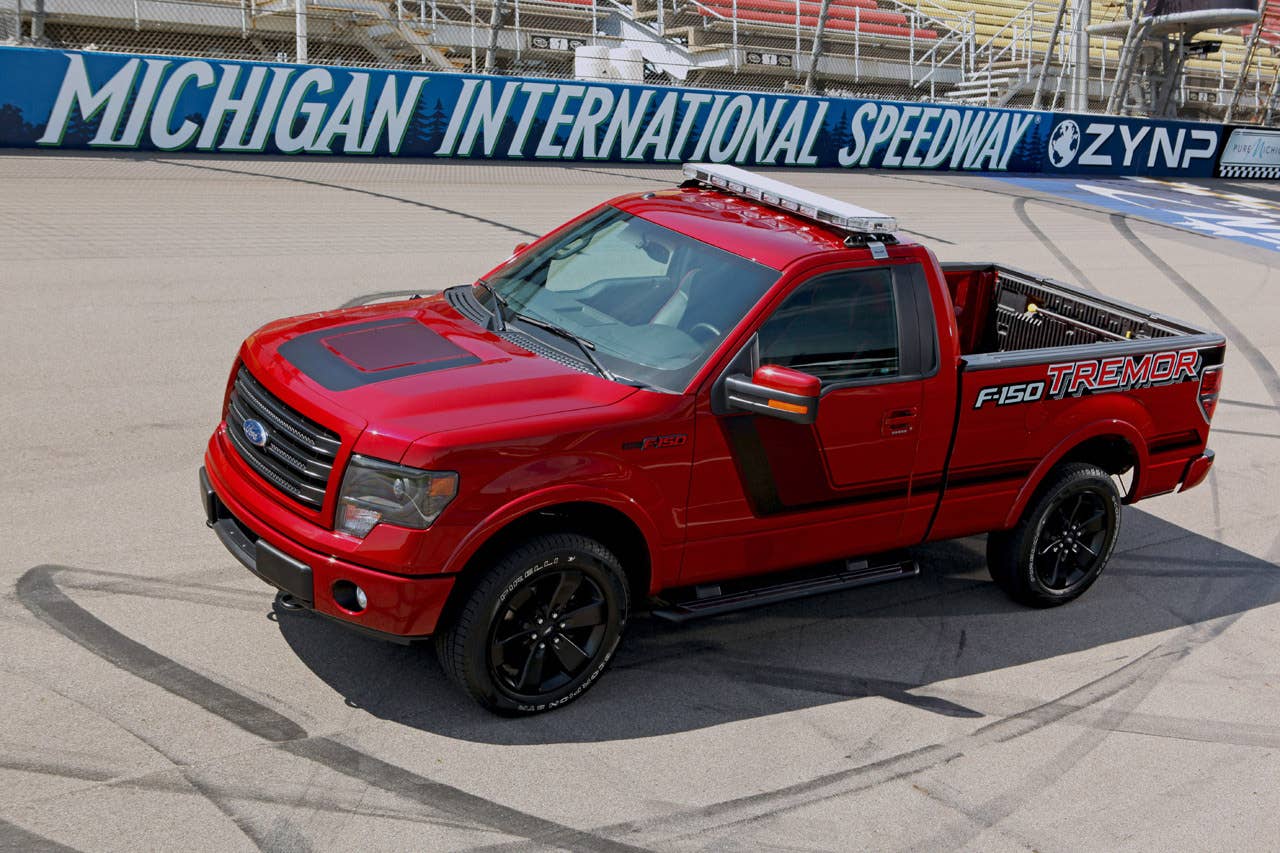 The 2014 Ford F-150 Tremor, the first EcoBoost-powered sport truck, will lead the field to the green flag at the always-fast Michigan International Speedway for the NASCAR Camping World Trucks Series Michigan National Guard 200 on Saturday, Aug. 17.