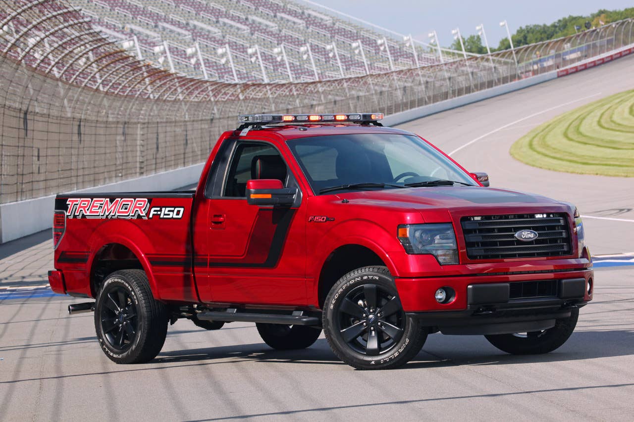 The 2014 Ford F-150 Tremor, the first EcoBoost-powered sport truck, will lead the field to the green flag at the always-fast Michigan International Speedway for the NASCAR Camping World Trucks Series Michigan National Guard 200 on Saturday, Aug. 17.