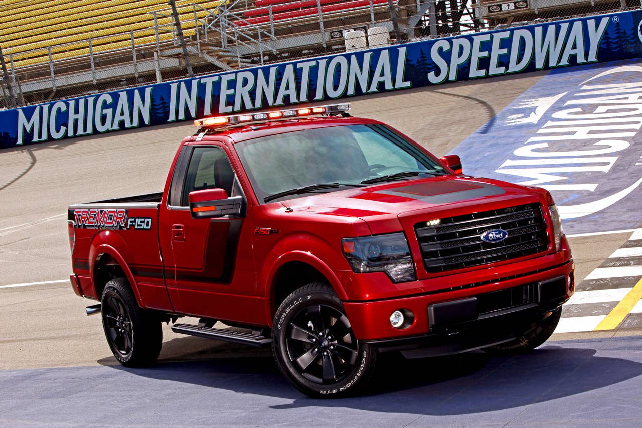 The 2014 Ford F-150 Tremor, the first EcoBoost-powered sport truck, will lead the field to the green flag at the always-fast Michigan International Speedway for the NASCAR Camping World Trucks Series Michigan National Guard 200 on Saturday, Aug. 17.