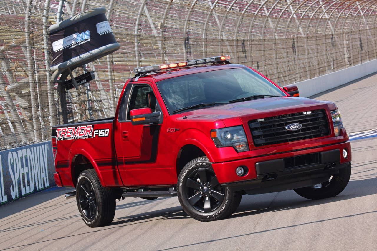 The 2014 Ford F-150 Tremor, the first EcoBoost-powered sport truck, will lead the field to the green flag at the always-fast Michigan International Speedway for the NASCAR Camping World Trucks Series Michigan National Guard 200 on Saturday, Aug. 17.