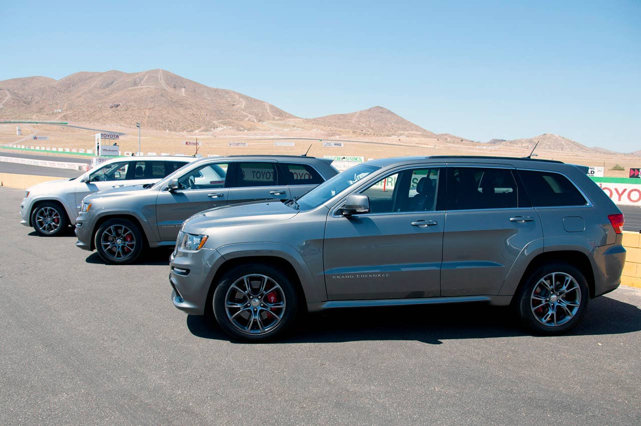 2012 Jeep Grand Cherokee SRT8 side view