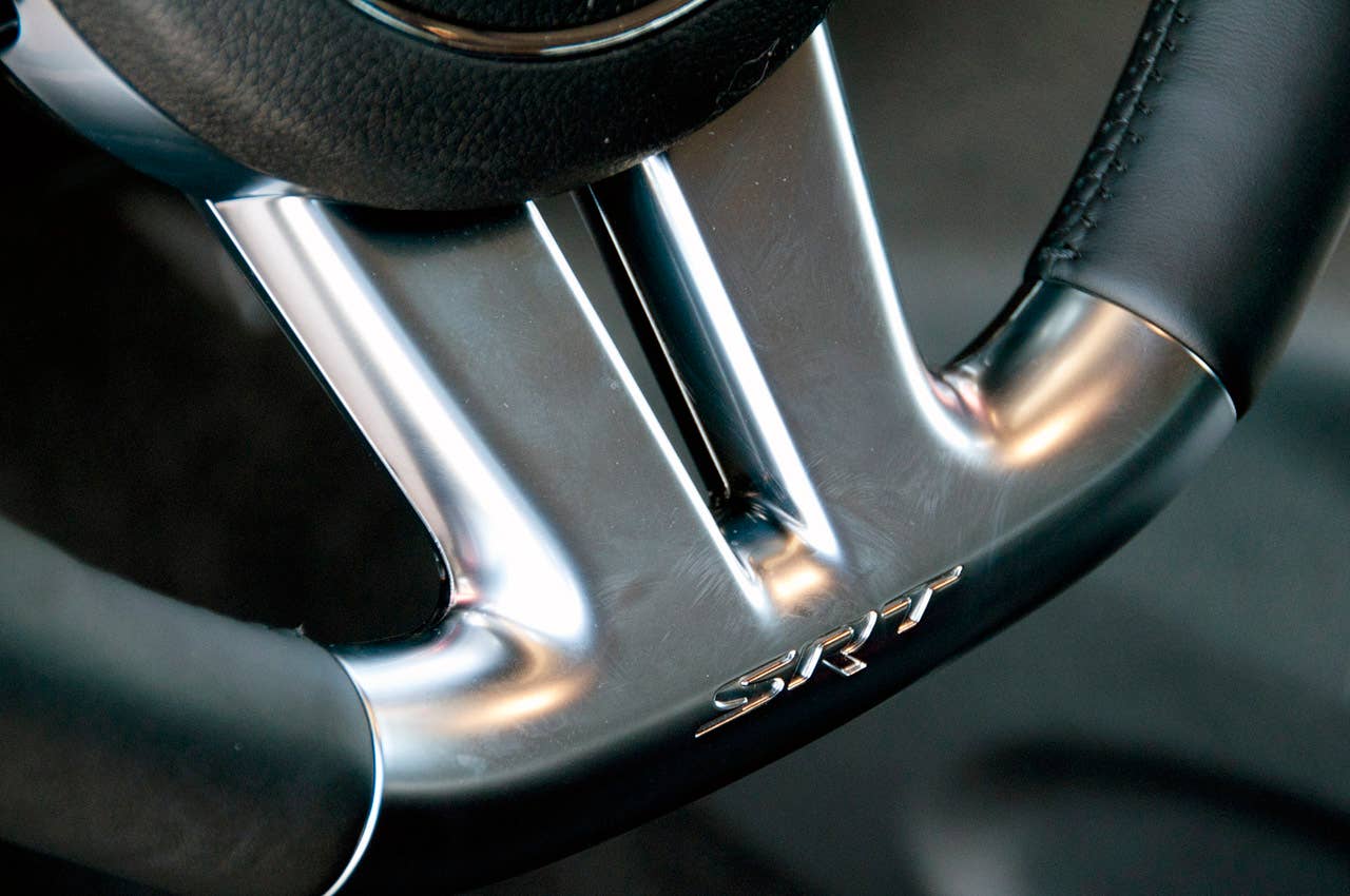 2012 Jeep Grand Cherokee SRT8 steering wheel