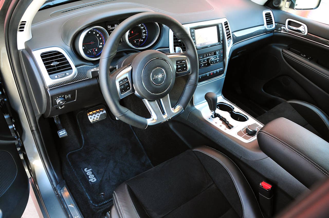 2012 Jeep Grand Cherokee SRT8 interior