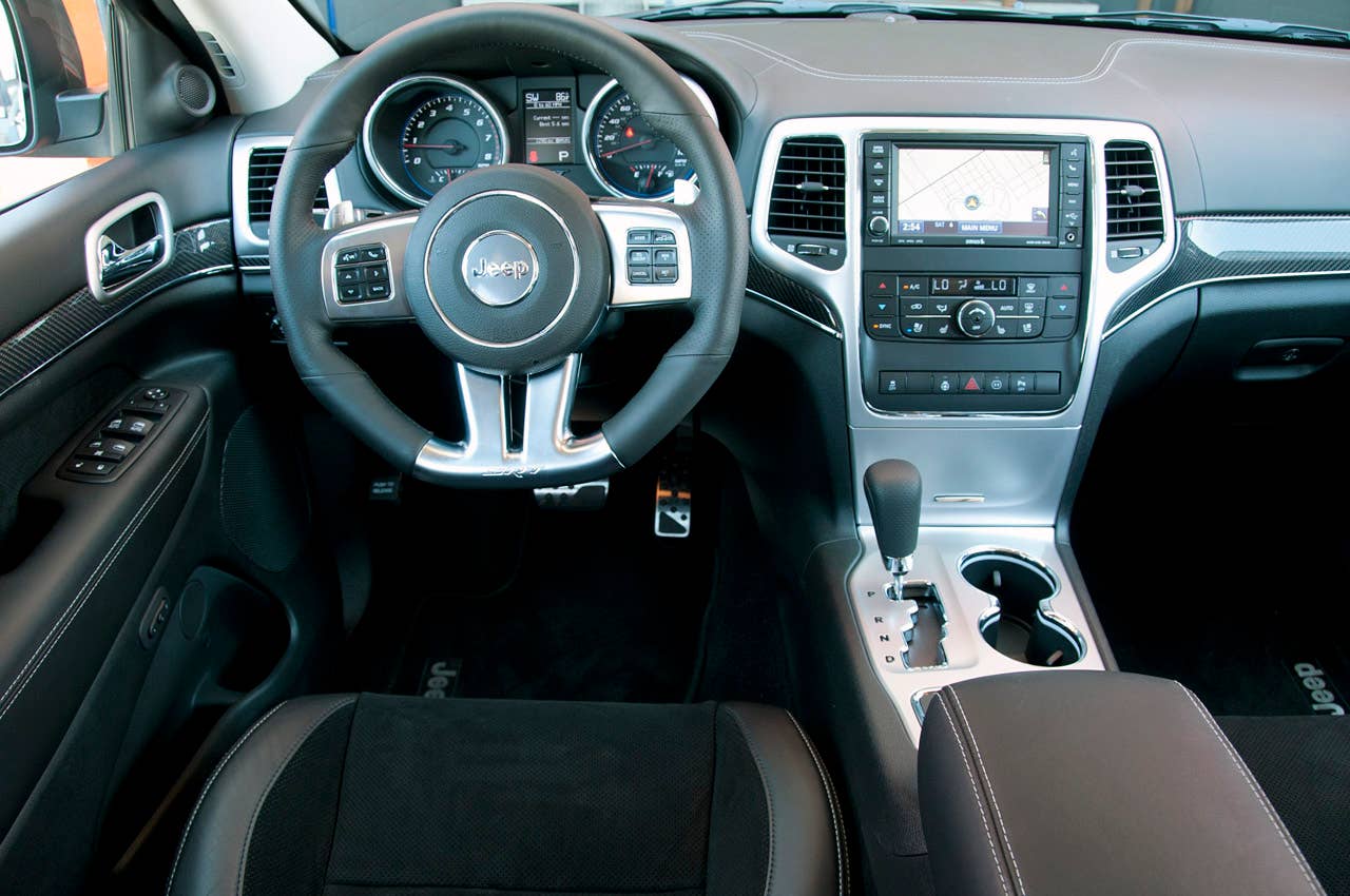 2012 Jeep Grand Cherokee SRT8 interior