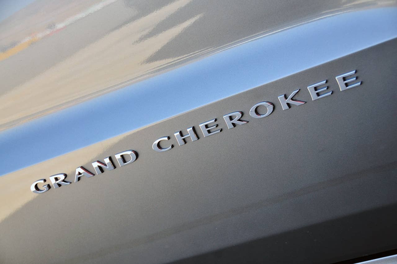 2012 Jeep Grand Cherokee SRT8 badge