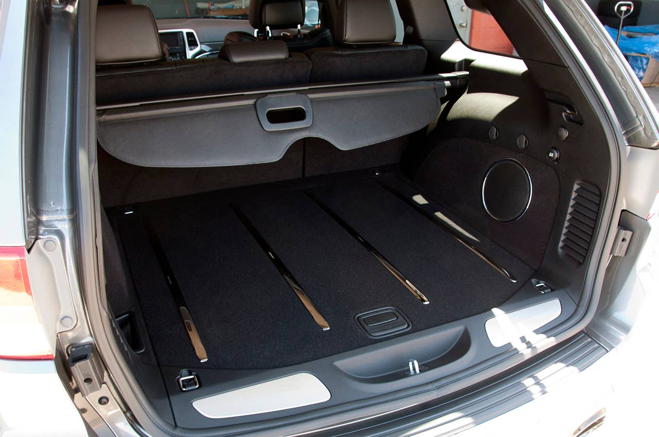 2012 Jeep Grand Cherokee SRT8 rear cargo area