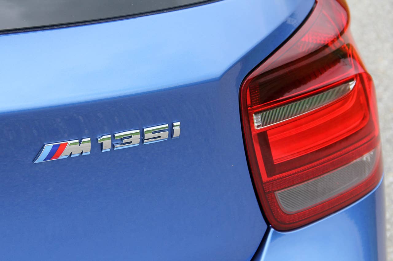 2012 BMW M135i badge