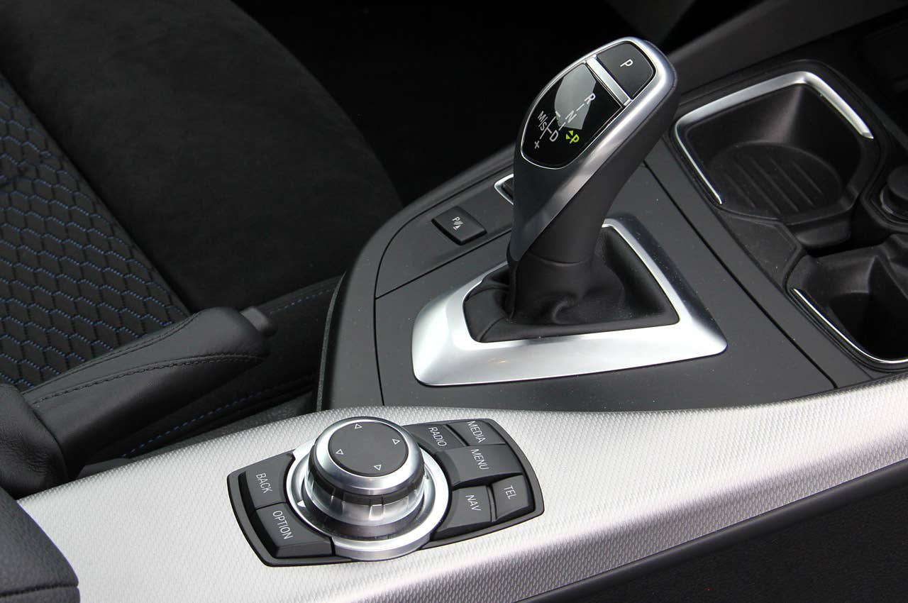 2012 BMW M135i gear selector