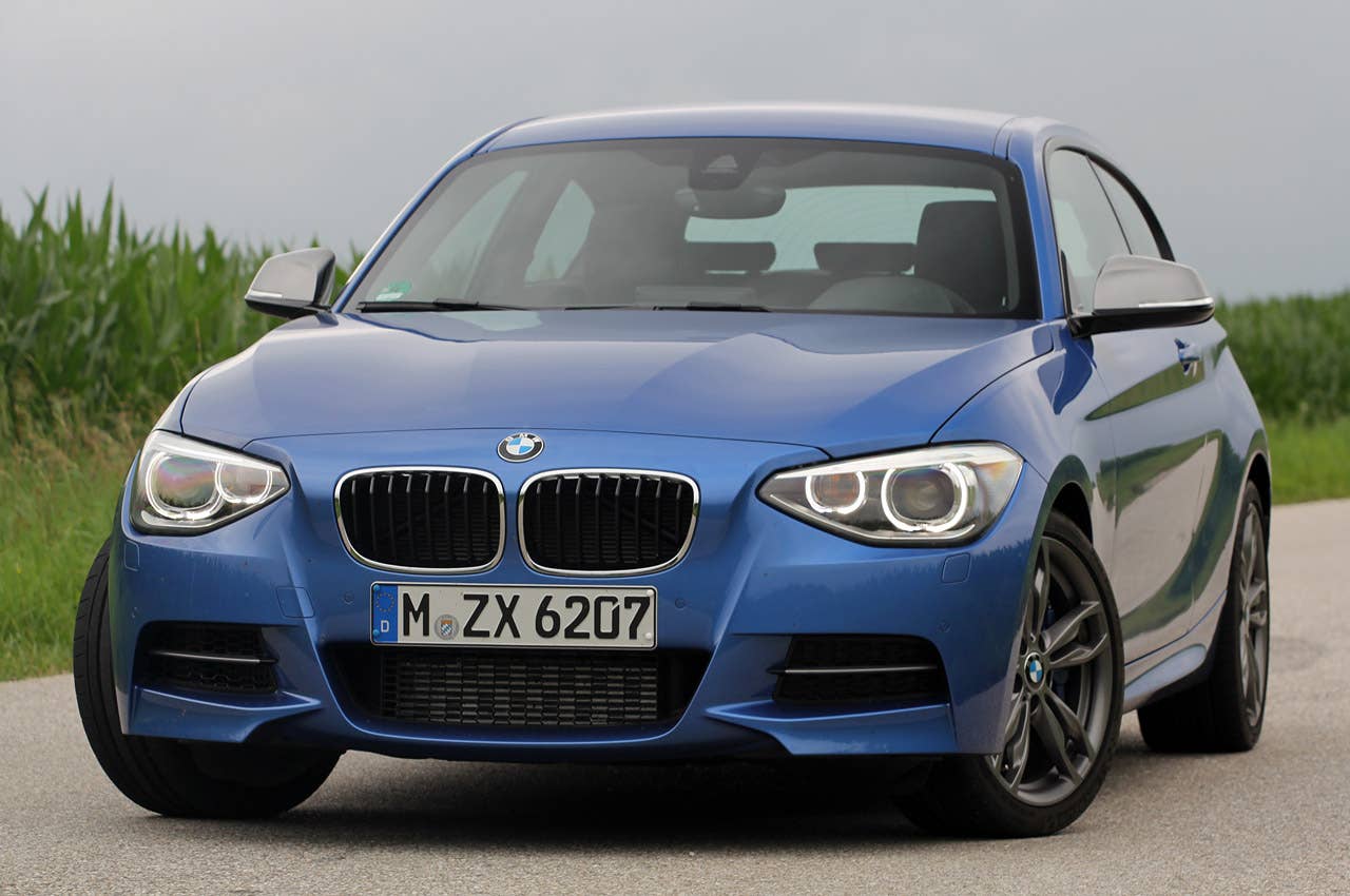 2012 BMW M135i front 3/4 view