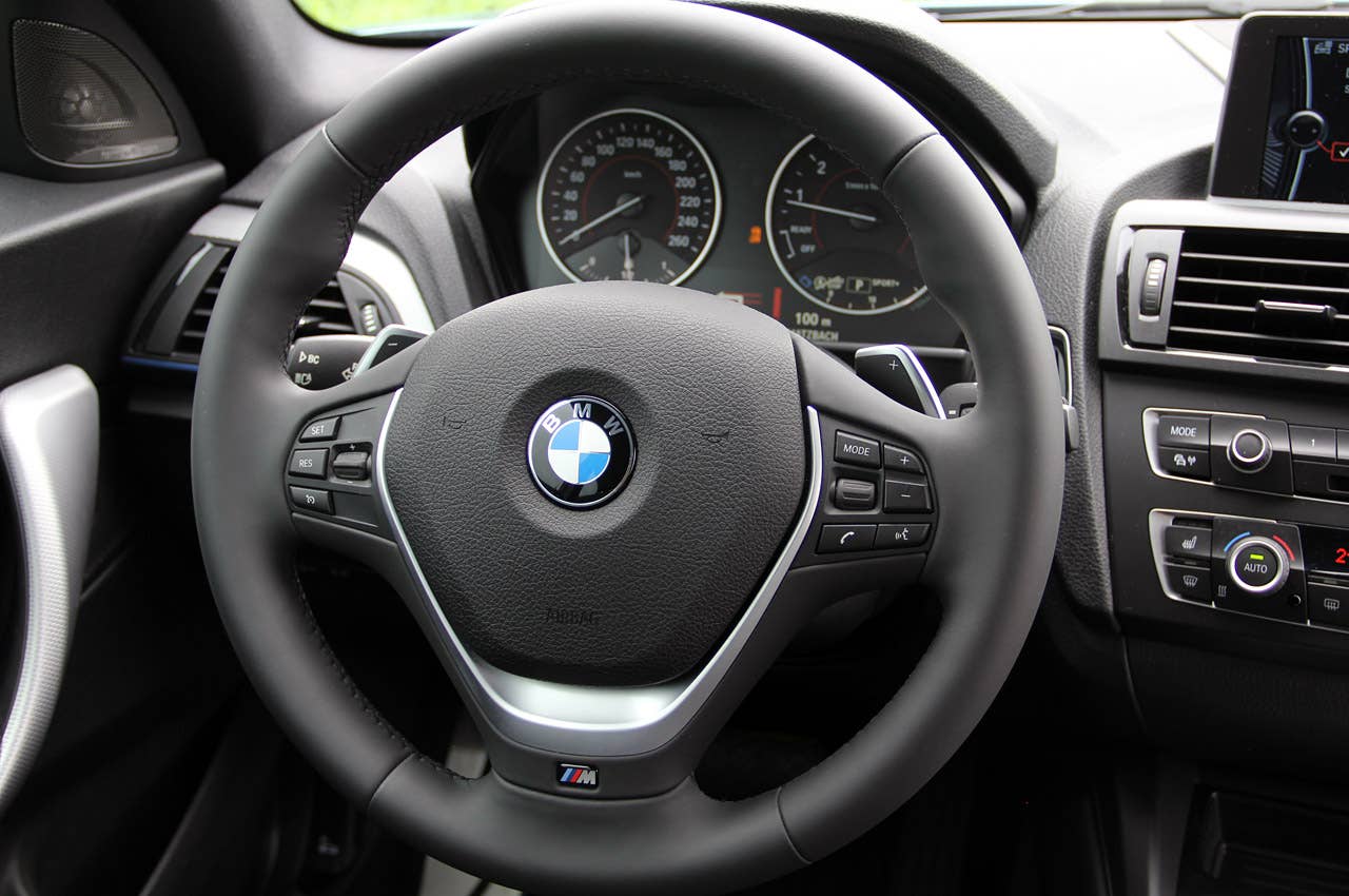 2012 BMW M135i steering wheel