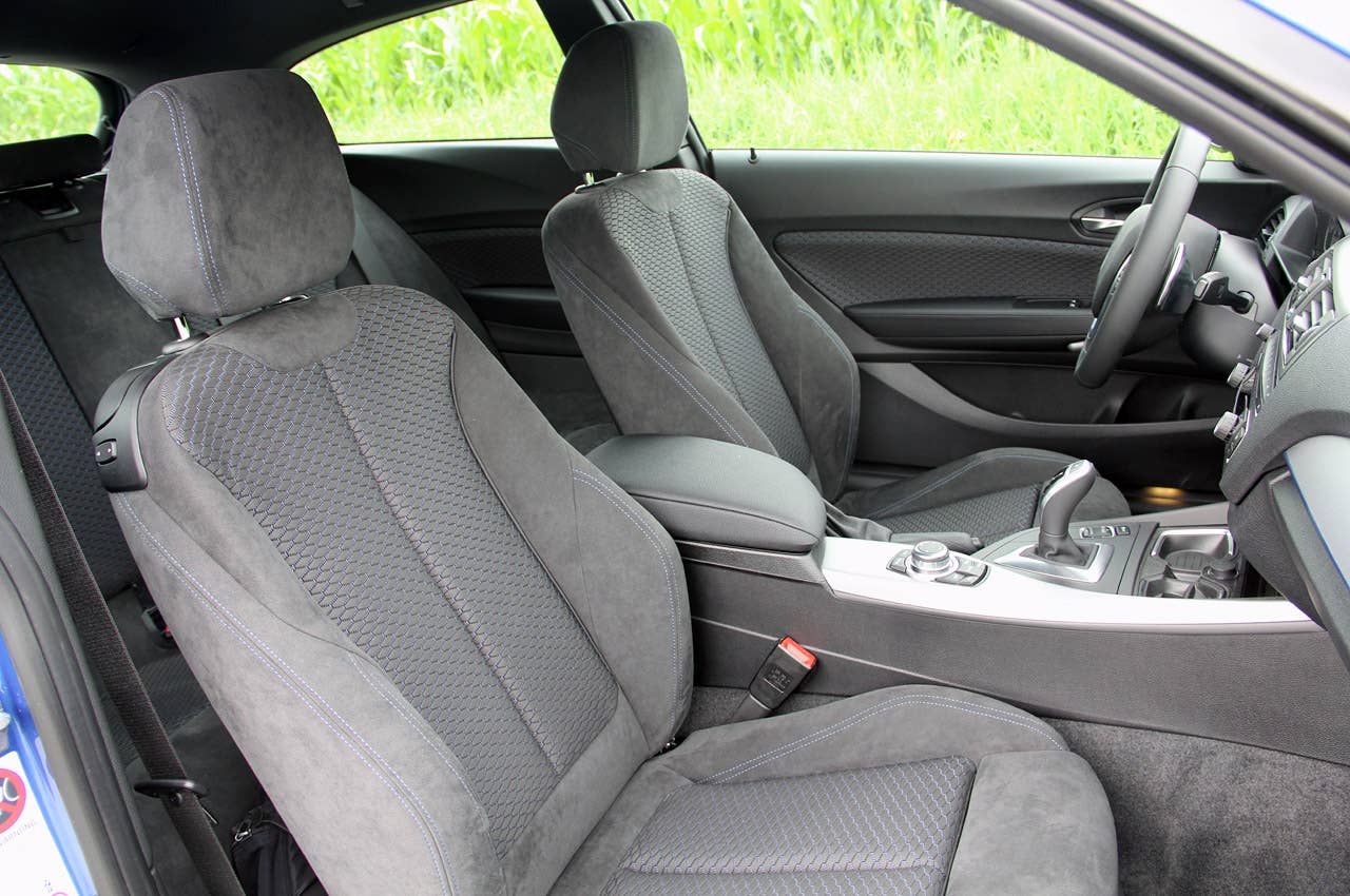 2012 BMW M135i front seats