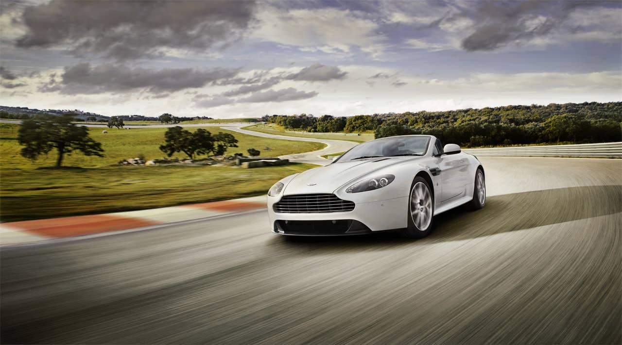 Aston Martin V8 Vantage S convertible front 3/4