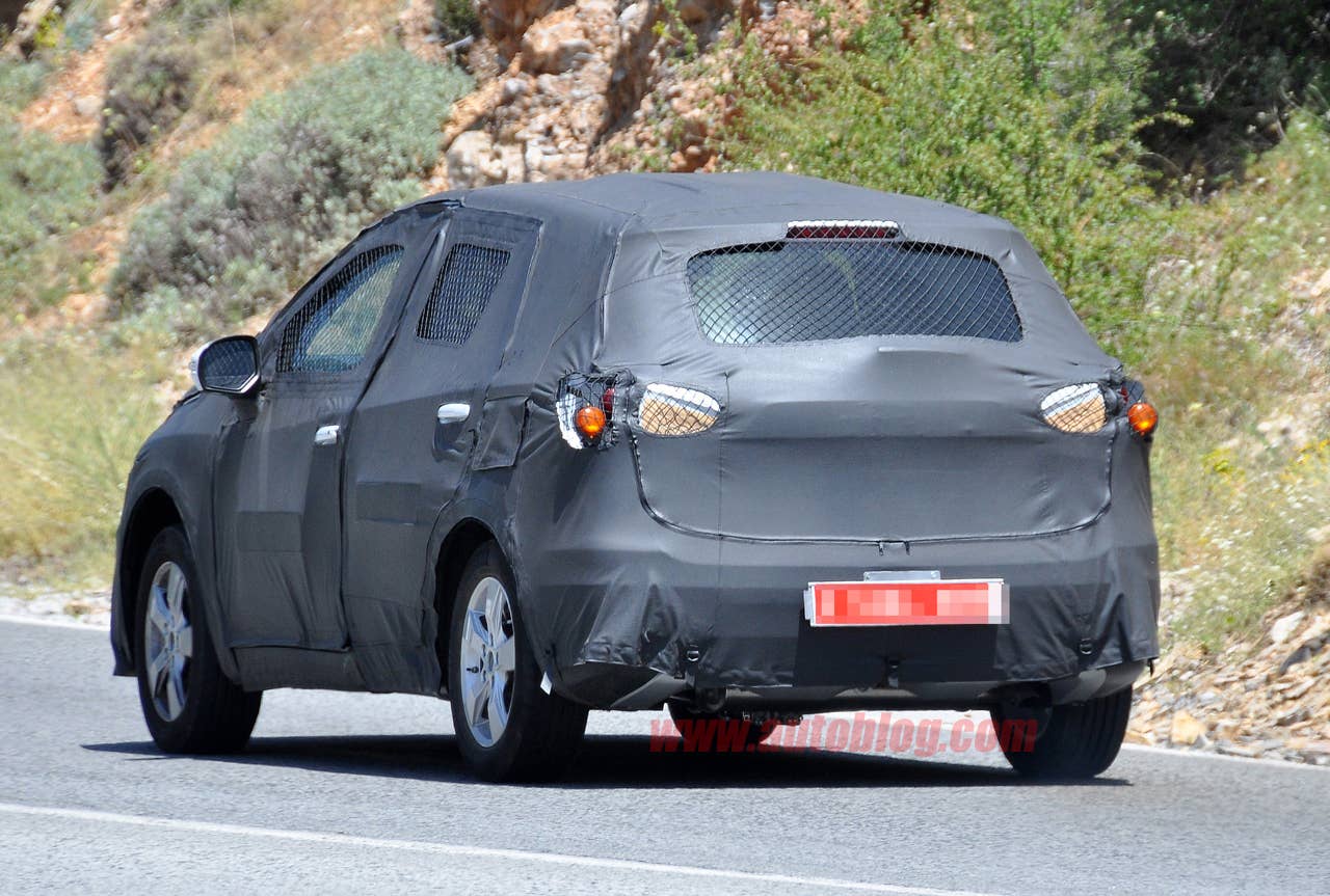 Suzuki SX4 Spy Shots rear 3/4