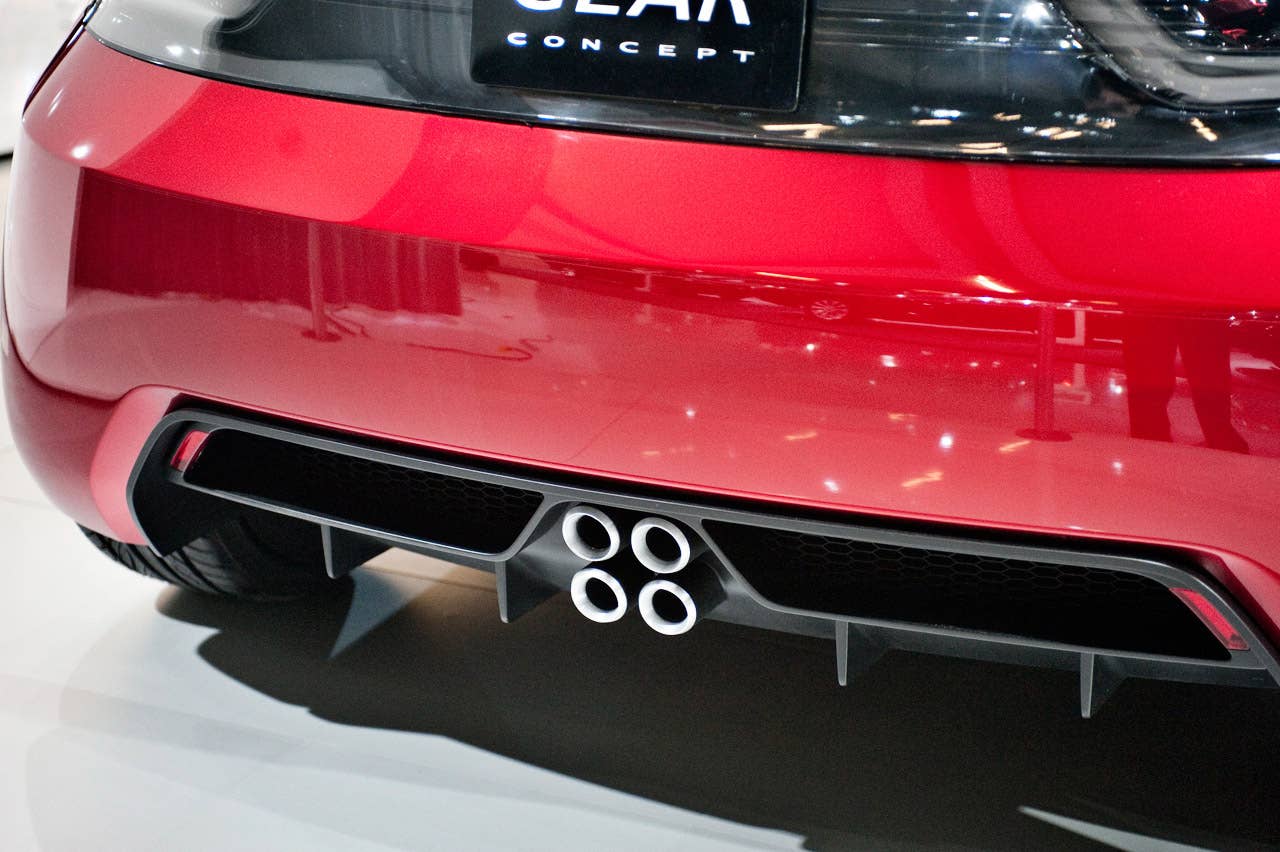 Honda Gear quad exhaust